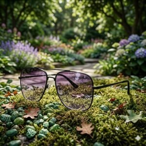Elegant Purple-Tinted Shades: A Fresh Take on a Classic