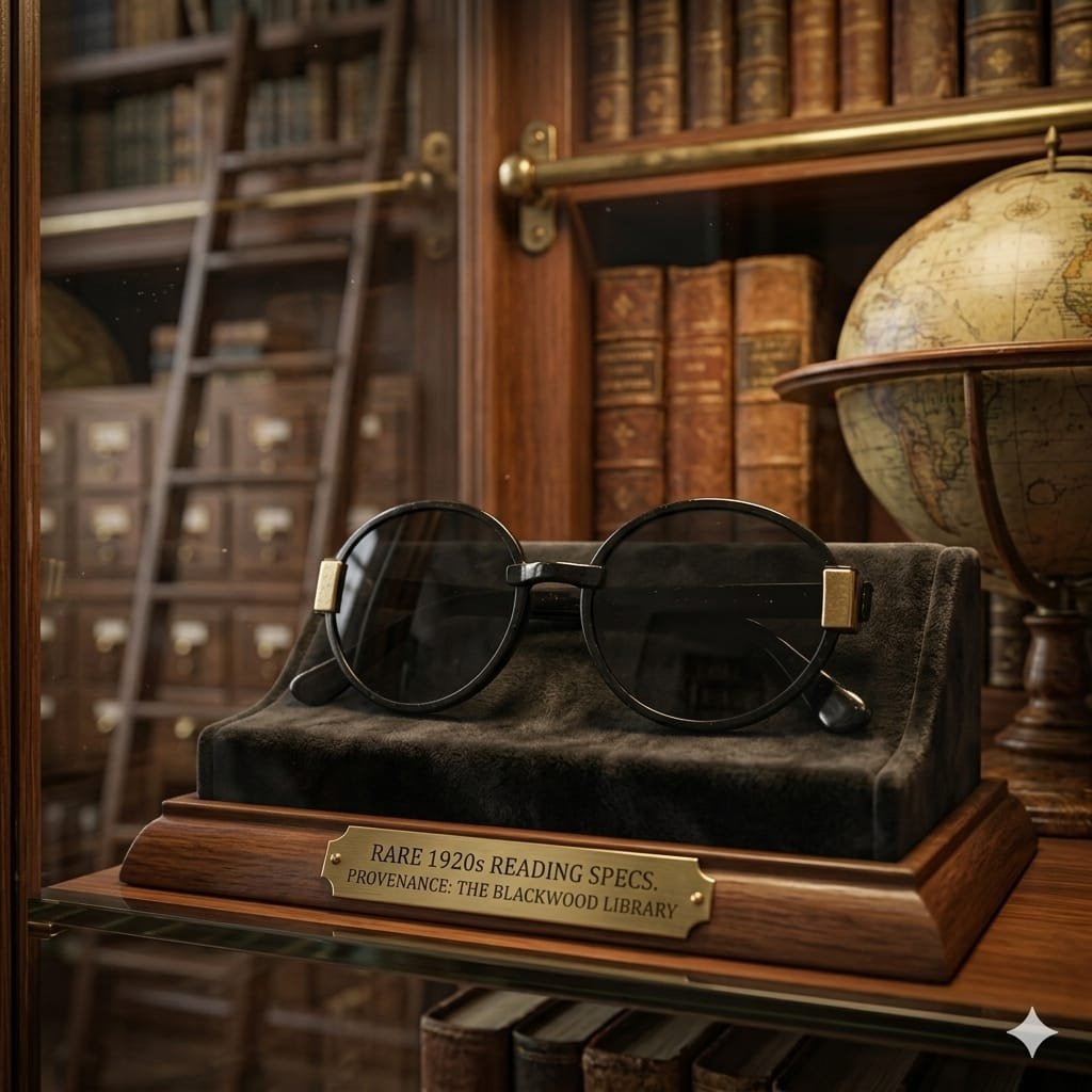 Black Sunglasses with Gold Details