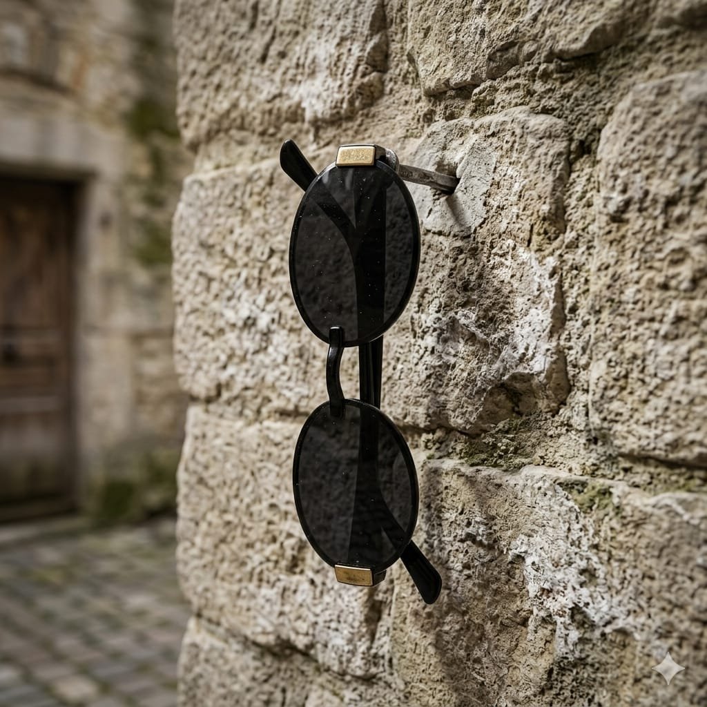 Black and Gold Sunglasses