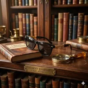 Classic Black and Gold Sunglasses
