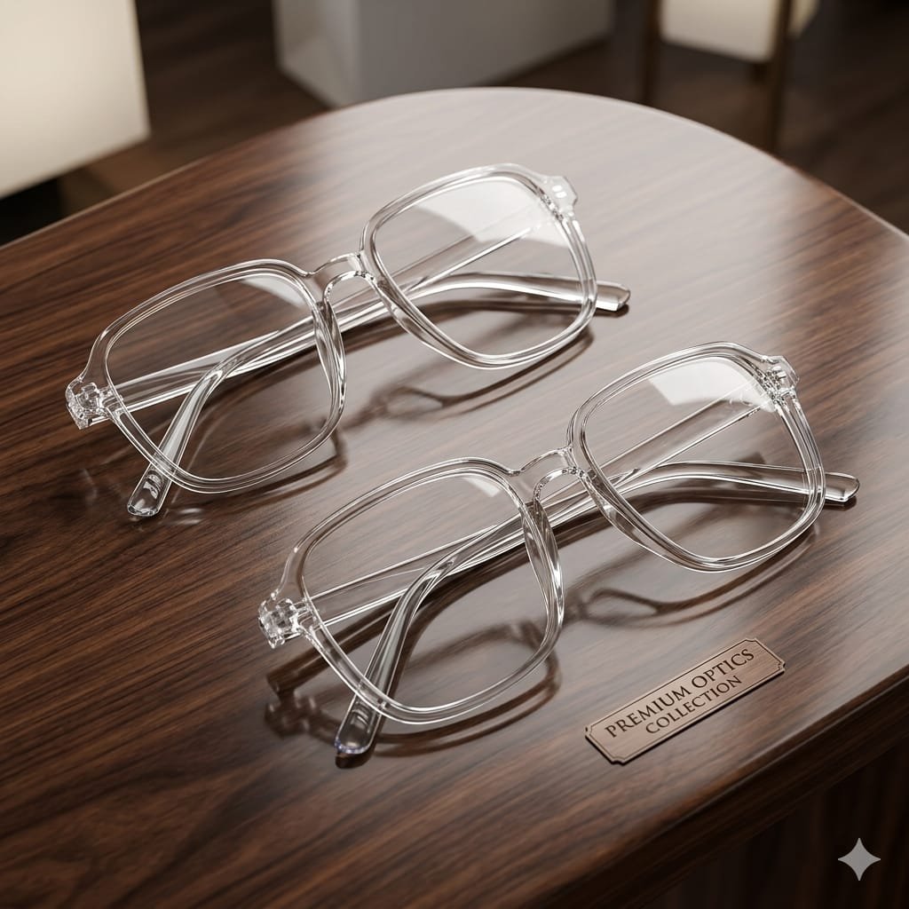 Transparent Frame Glasses