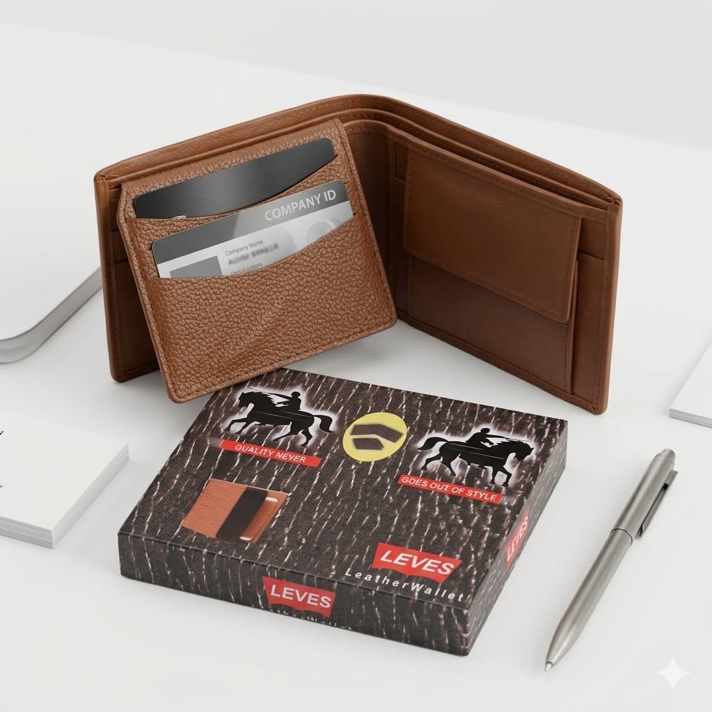 Premium Leather Wallet – A Perfect Blend of Elegance and Durability
