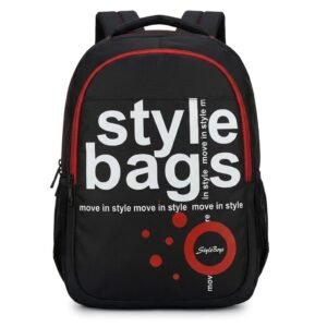 Black And Red Printed Style Bags School Backpack