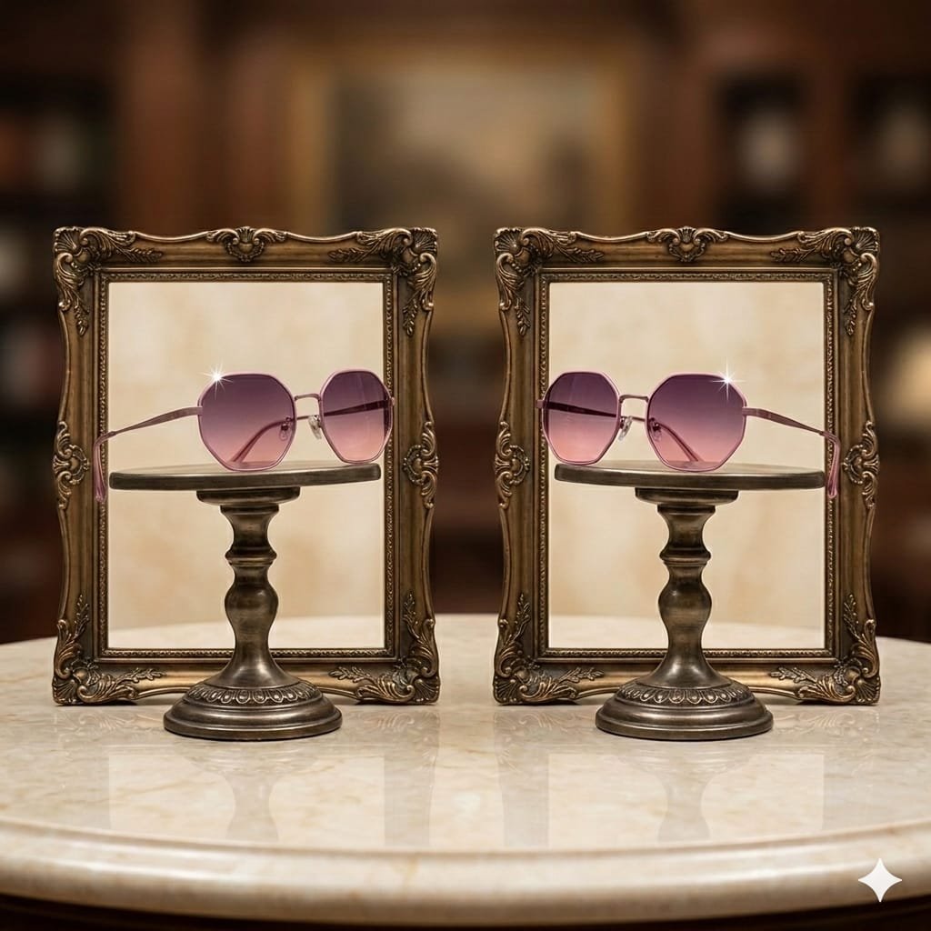 Vintage Octagon Sunglasses