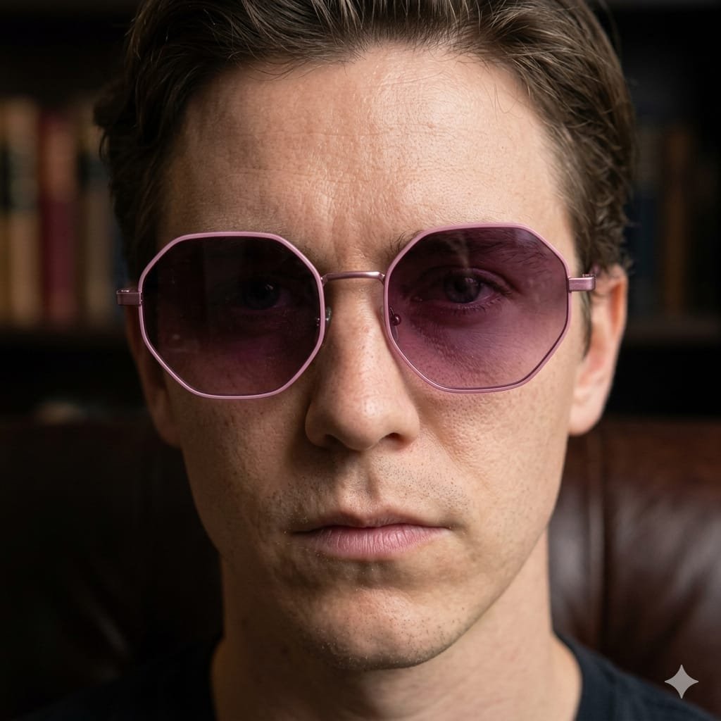 Vintage Octagon Sunglasses