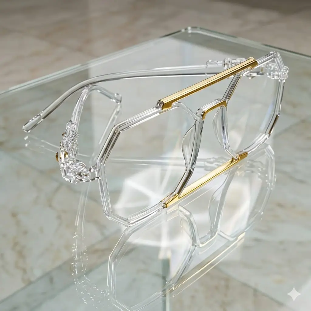 Transparent Oversized Safety Glasses For Cycling And Outdoor Sports