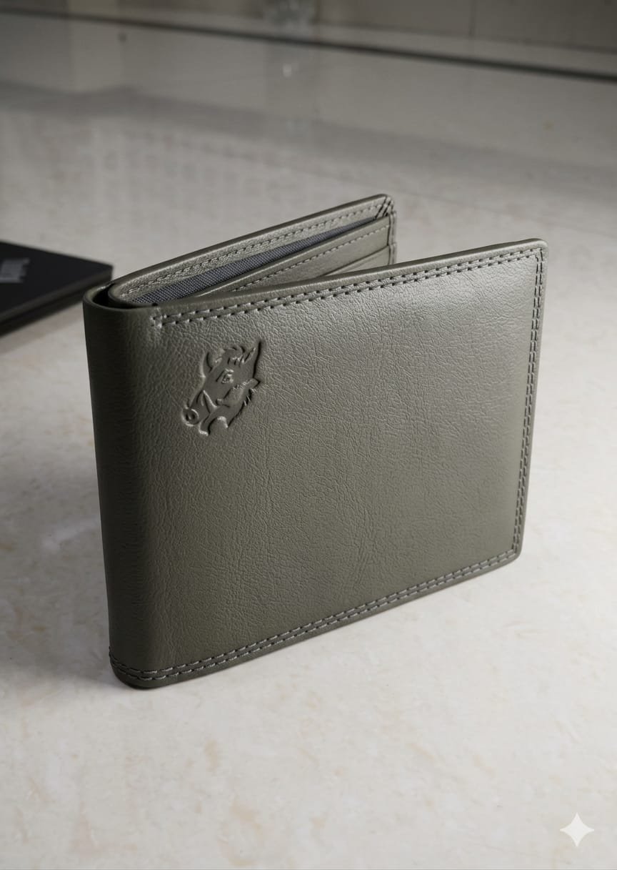Minimalist Elegance: Premium Olive Green Wallet