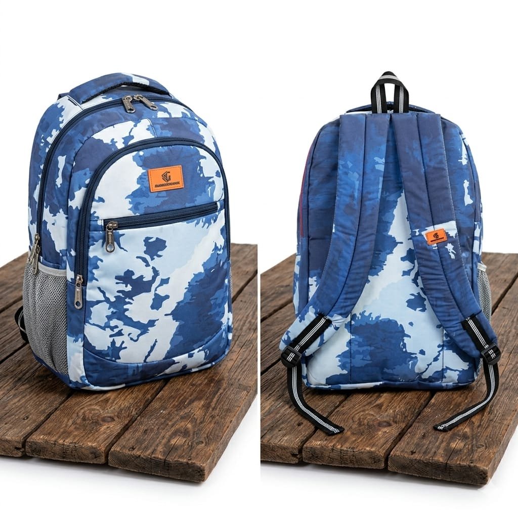 BLUE HORIZON PARACHUTE BAG FOR SCHOOL,COLLEGE AND DAILY COMMUTING VARRY FASHIONABLE ACCESSORY
