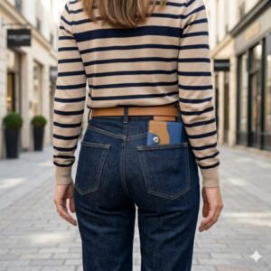 ​'UNIQUE' Stylish Bi-Color Wallet – A unique accessory for modern fashion!