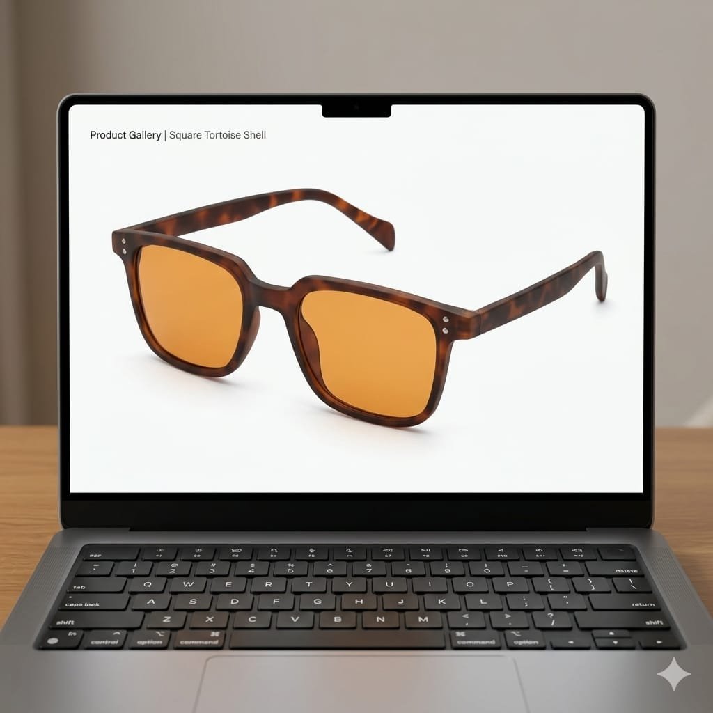 Black,Brown & Grey Wayfarer Sunglasses with UV Protection - Image 5