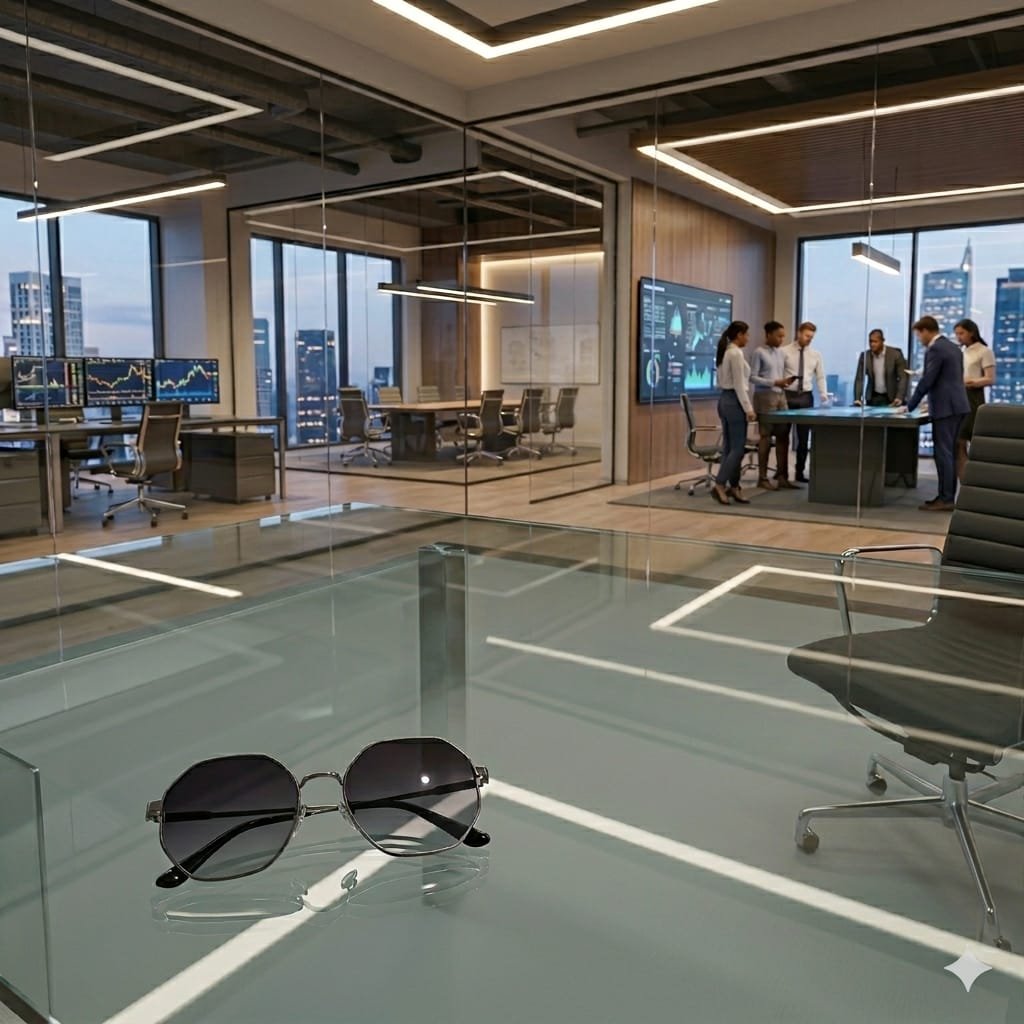 MultiColor Sunglasses With Gradient Lenses And Metal Frame - Image 10