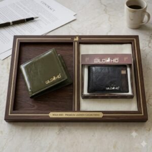 Classic & Elegant Look If you appreciate sophistication, this wallet is the perfect choice for you.