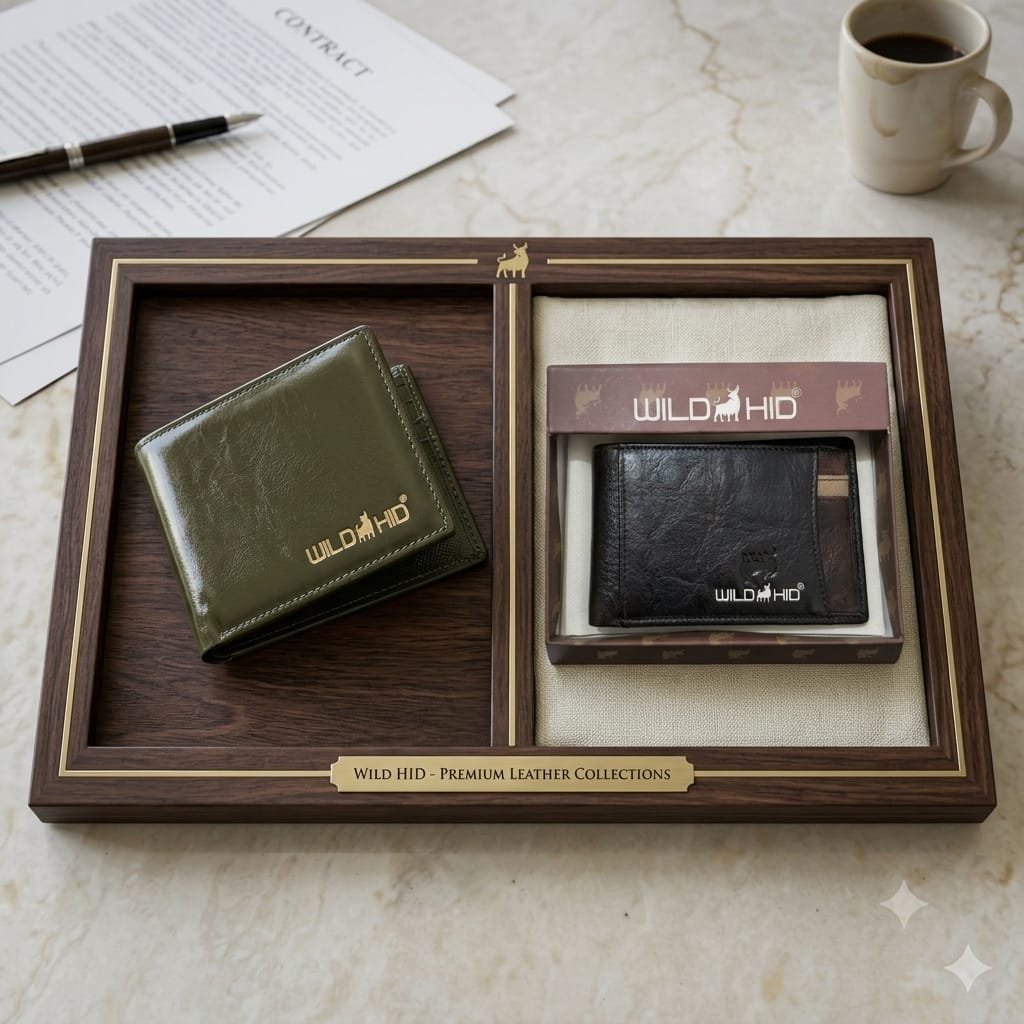 Classic & Elegant Look If you appreciate sophistication, this wallet is the perfect choice for you.
