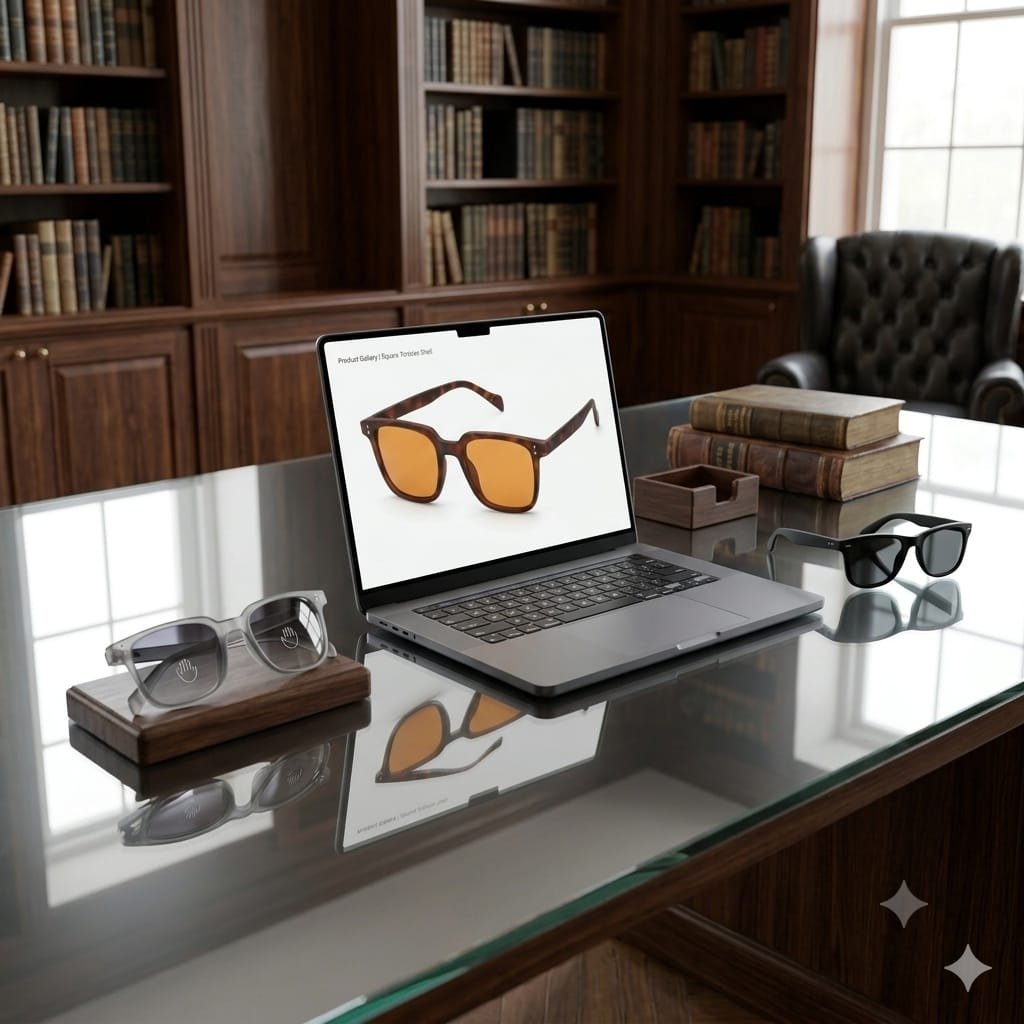 Black,Brown & Grey Wayfarer Sunglasses with UV Protection - Image 11