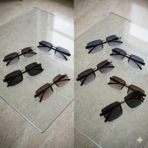 Premium Gold-Black Sunglasses