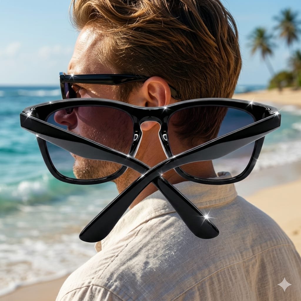 Classic Black, Modern Translucent and Classy Brown Gradient Sunglasses for Men and Women - Image 4