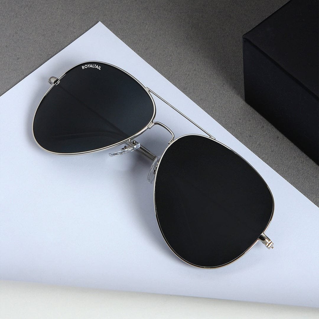 Silver Metal Hexagonal Frame Gradient Sunglasses Black Metal Hexagonal Frame Gradient Sunglasses - Image 4